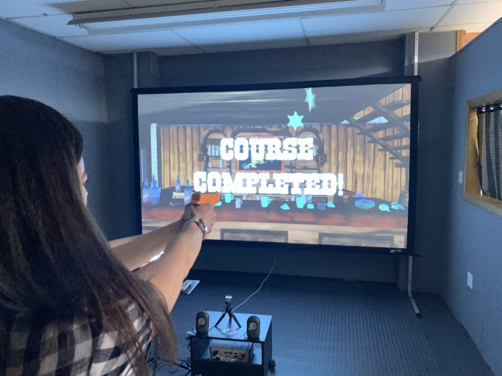 Virtual Precision Laser Shooting Range